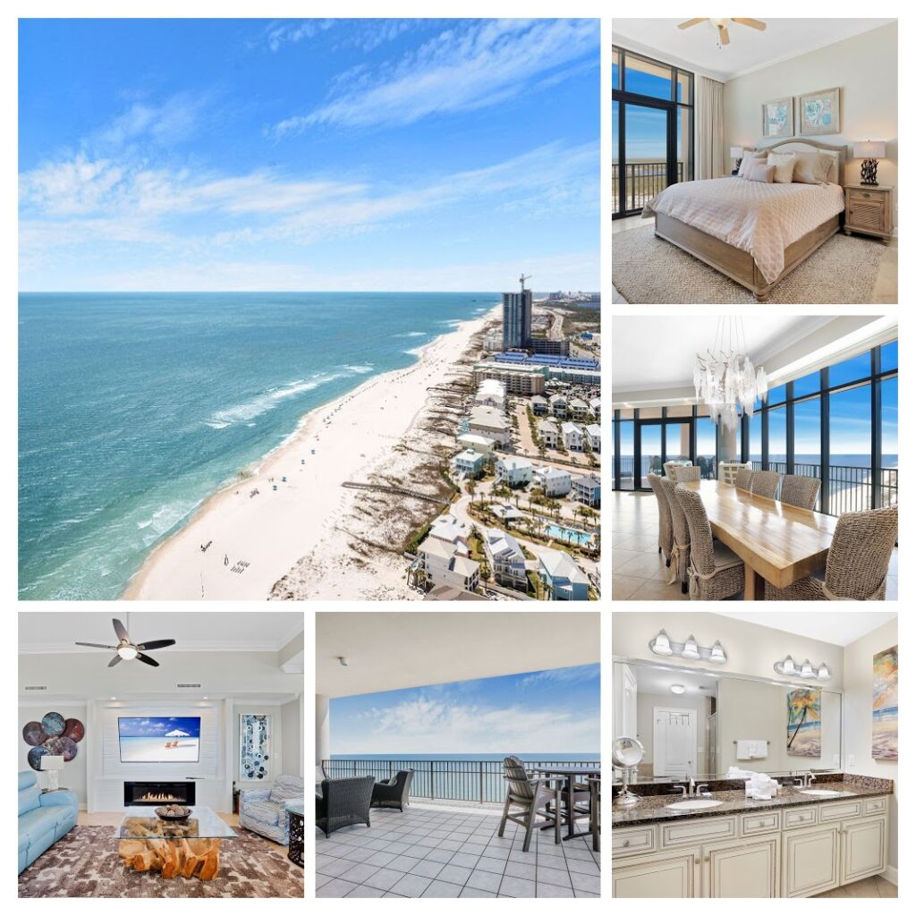 View of Modern Luxury Penthouse with Gulf Views in Seaside + 2 Adult Bikes ...